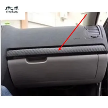 5 Buah / Banyak Serat Karbon Stiker Mobil Interior Pintu Panel dan Kotak Sarung Tangan untuk 2007-2013 Skoda Octavia A5 1Z3