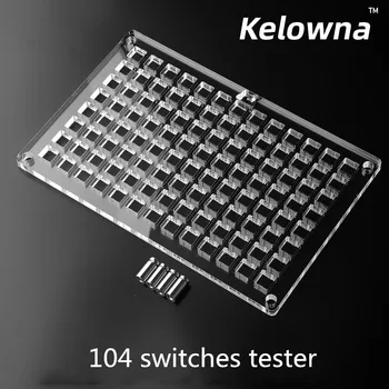 8X13 6*10 6X6 switch tester dasar akrilik untuk braket sakelar keyboard mekanis untuk Cherry Kailh Gateron Outemu Tebal 9.5 Mm