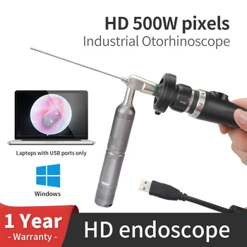 Endoskopi Sumber Tinggi Dingin THT Ultra HD 2.7 mm Tubuh Manusia dan Hewan Peliharaan Mendukung Laptop dan TV dengan Antarmuka USB Menggunakan Endoskopi