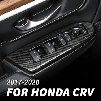 Panel sandaran tangan pintu tambalan dekoratif pasta pengangkat kaca aksesori modifikasi Perlengkapan mobil untuk Honda CRV 2017 2018 2019 2021 2022